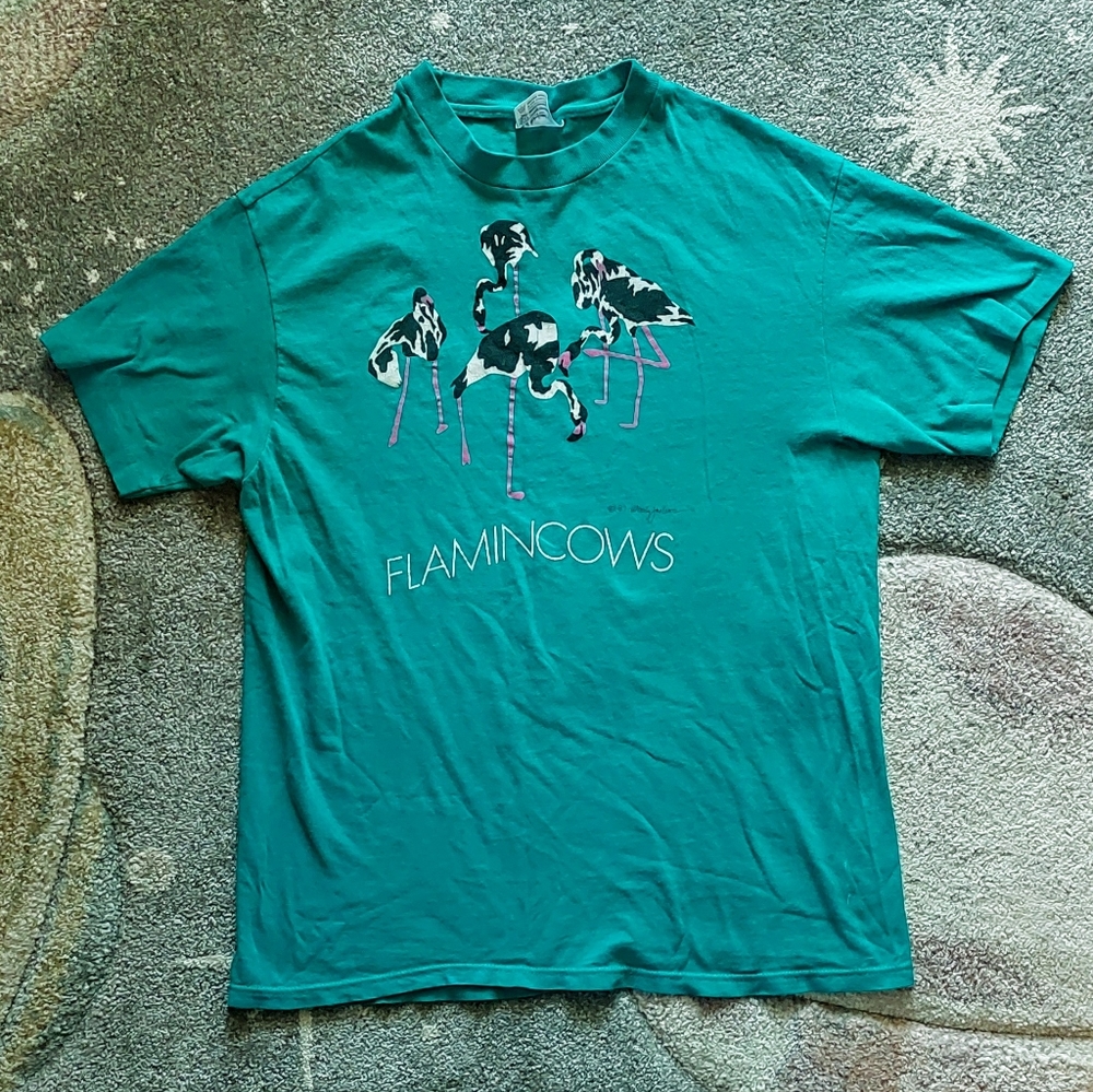 Vintage FLAMINCOWS unisex t-shirt